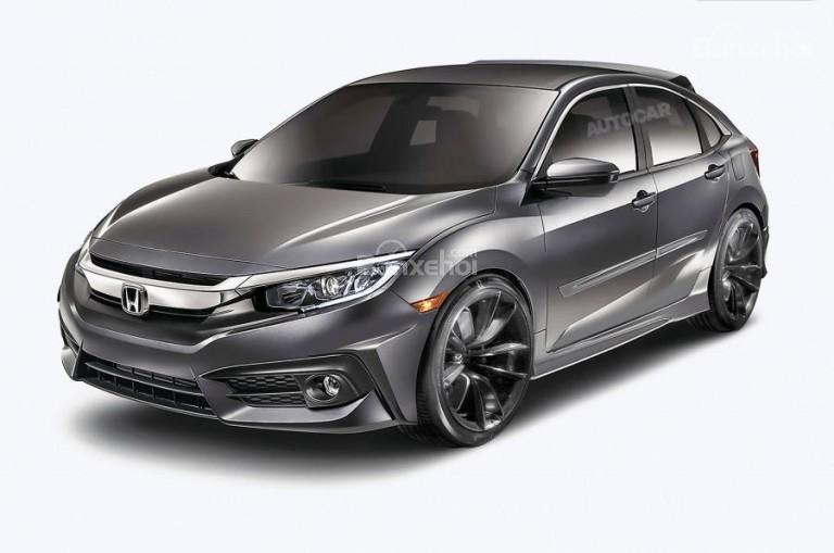 Honda Civic hatchback mới sẽ xuất hiện vào cuối năm 2016.