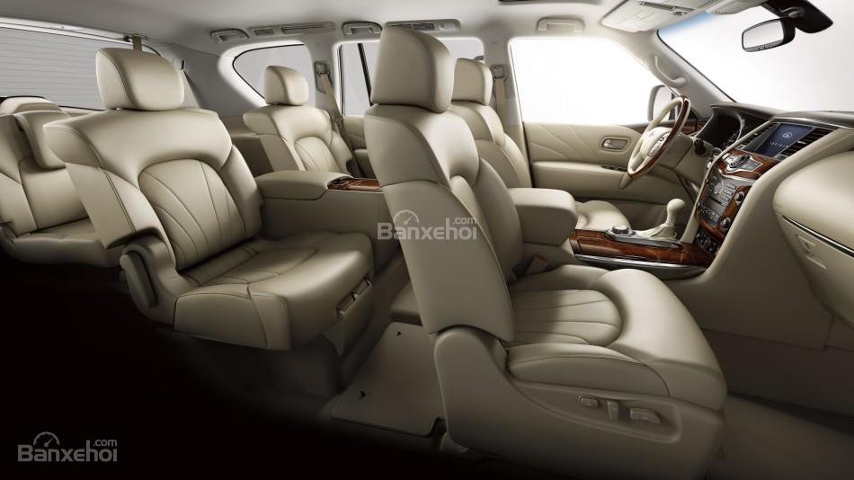 Đánh giá xe Infiniti QX80 2016: Thoải mái không gian về mọi hướng