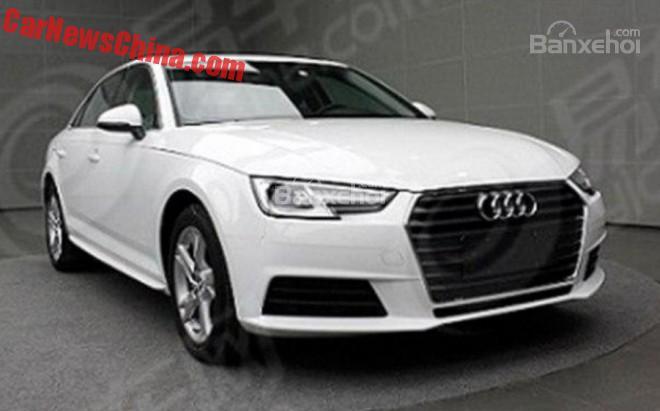Audi A4L 2017 sắp ra mắt tại triển lãm xe hơi Bắc Kinh.