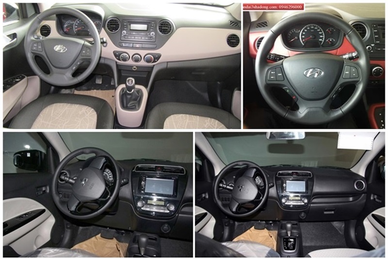 So sánh xe Hyundai Grand i10 và Mitsubishi Mirage 16