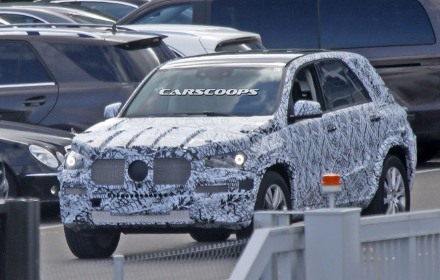 Mercedes-Benz GLE 2019 bất ngờ lộ diện lần đầu tiên 2
