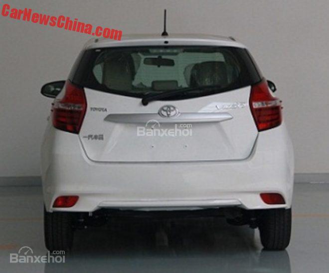 Ảnh thực của Toyota Vios 3 hatchback dành cho thị trường Trung Quốc 2