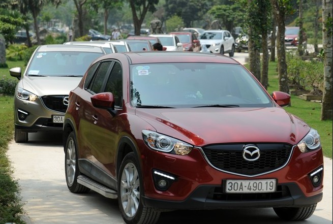 Tính chung 10 tháng, doanh số bán xe Mazda CX-5 đạt trên 7.000 xe.