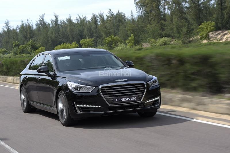  Genesis G90 2017 mang phong cách ngôn ngữ thiết kế hoàn toàn mới Athletic Elegance.