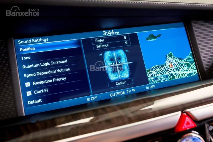 Đánh giá xe Genesis G90 2017 về trang bị nghe nhìn a4