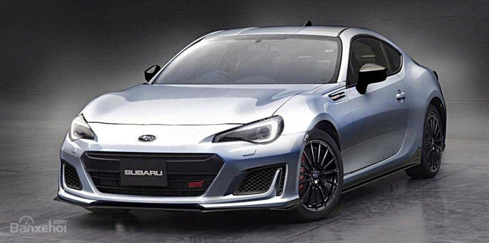 Subaru BRZ STI Sport concept sắp ra mắt tại Tokyo Auto Salon 2017.