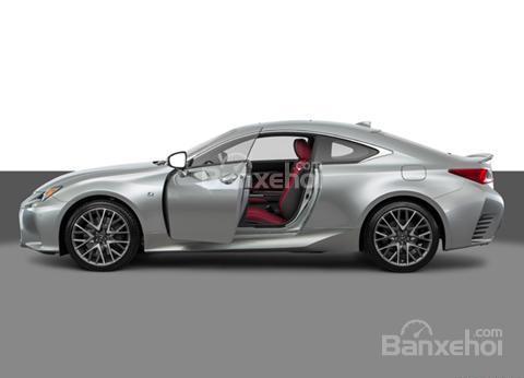 Đánh giá xe Lexus RC 2017: Thân xe với những đường cong mềm mại.