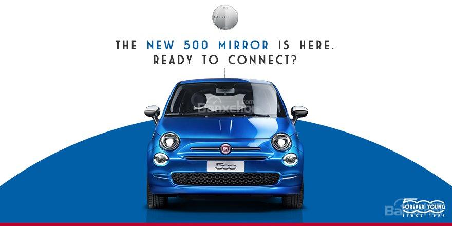 Vén màn Fiat 500 Mirror bản đặc biệt.