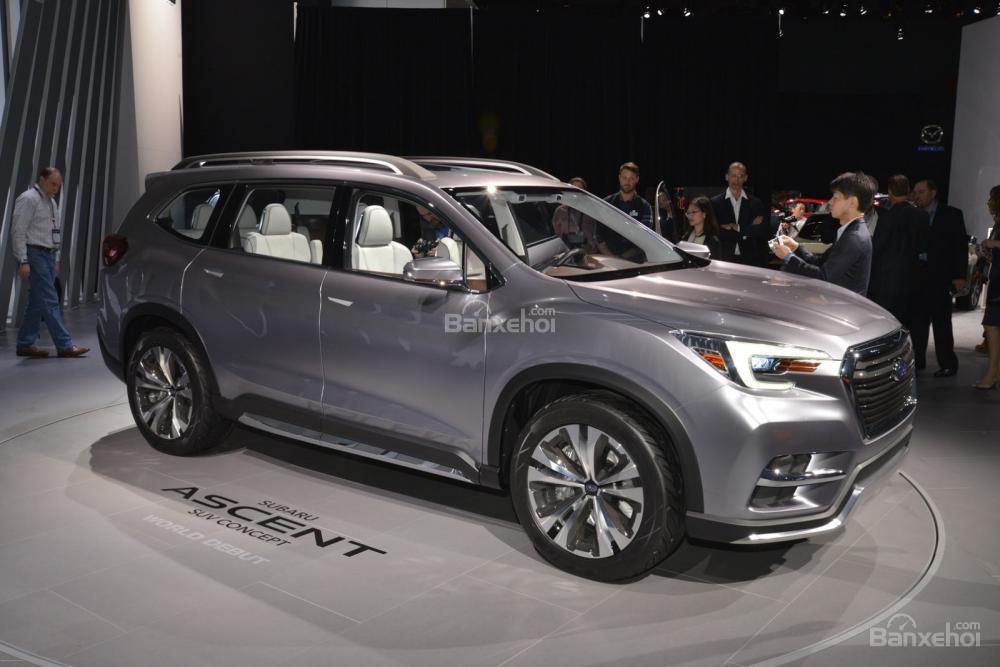 SUV 3 hàng ghế Subaru Ascent Concept chính thức ra mắt triển lãm New York 2017.