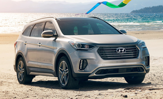 Hình ảnh mẫu Hyundai Santa Fe 2017.