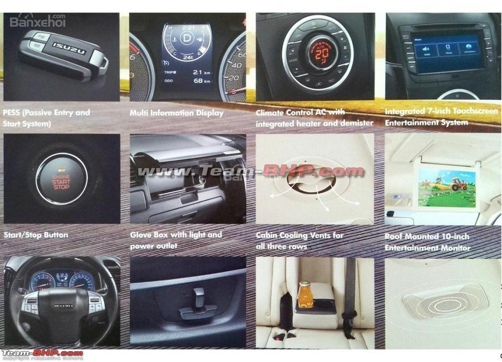 Isuzu MU-X 2017 lộ toàn bộ thông tin trước ngày ra mắt tại Ấn Độ 11/5 tới a5
