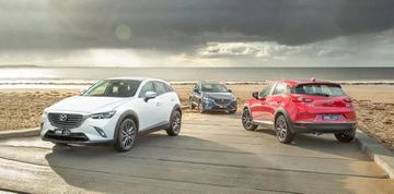  Mazda 2, Mazda 3, Mazda 6 , CX-3, CX-5 và CX-9 tại thị trường Úc đều trang bị hệ thống AEB.