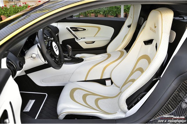 Ghế xe Bugatti Veyron Linea Vincero d''''''''Oro Ghế Bugatti Veyron Linea Vincero d''''''''Oro