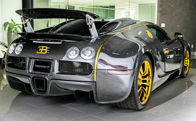 Bugatti Veyron bản độ Mansory độc nhất thế giới.
