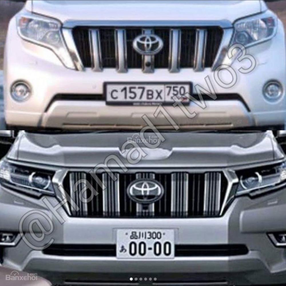 Toyota Land Cruiser Prado facelift 2018 bất ngờ rò rỉ hình ảnh,