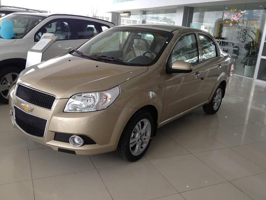 Hình ảnh mẫu Chevrolet Aveo bản LTZ.