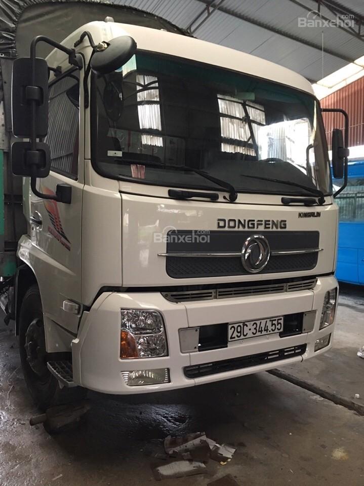 Dongfeng 3 chân cũ xe tải Hoàng Huy 13 tấn đời 2014 thùng dài 95 m