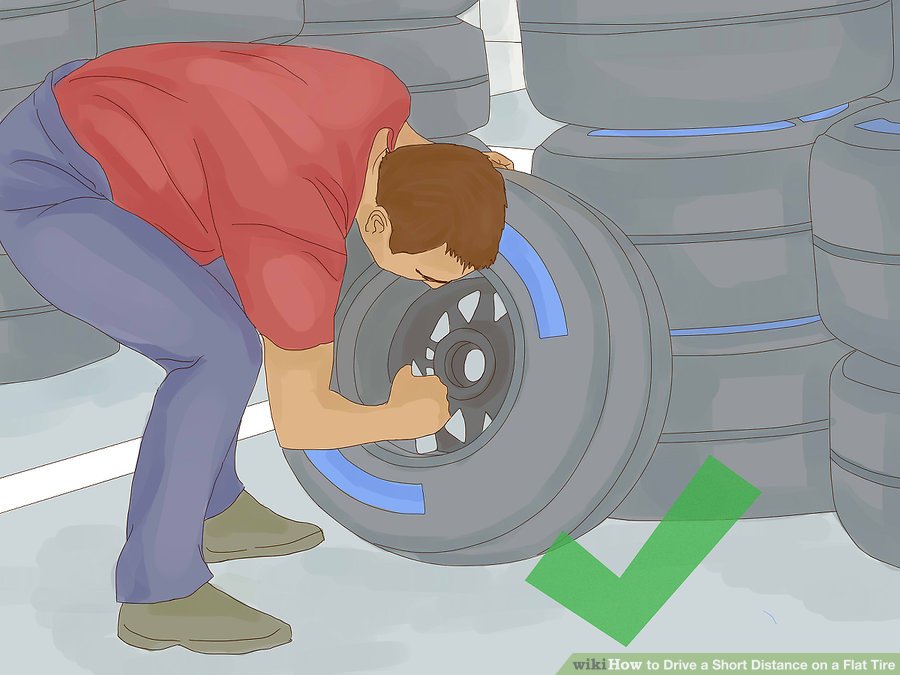 Đầu tư bộ lốp run-flat.