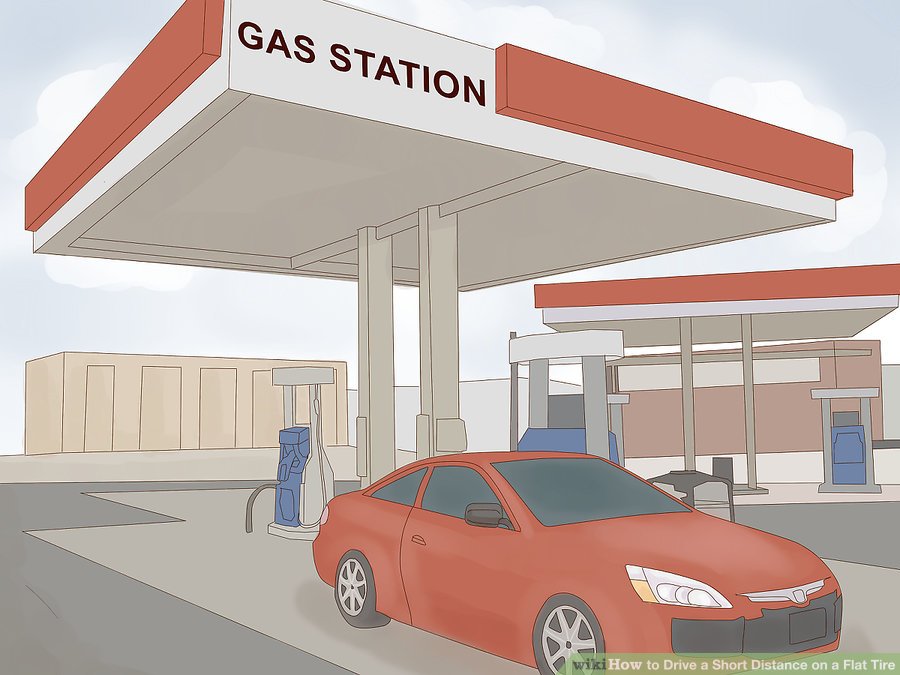 Hãy tìm đến trạm xăng.