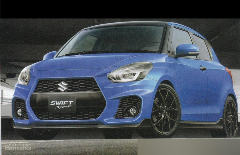 Suzuki Swift Sport 2017 lộ ảnh phác họa, có thể ra mắt vào tháng 9 tới a1