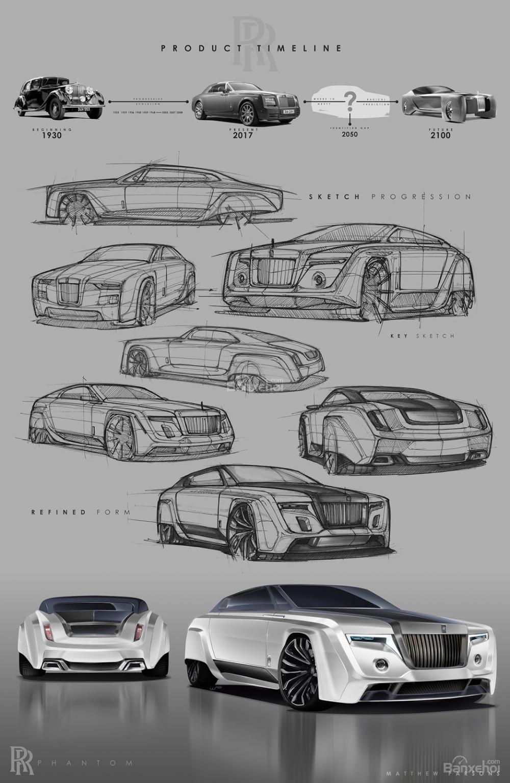 Rolls-Royce Phantom 2050 trông như thế nào?