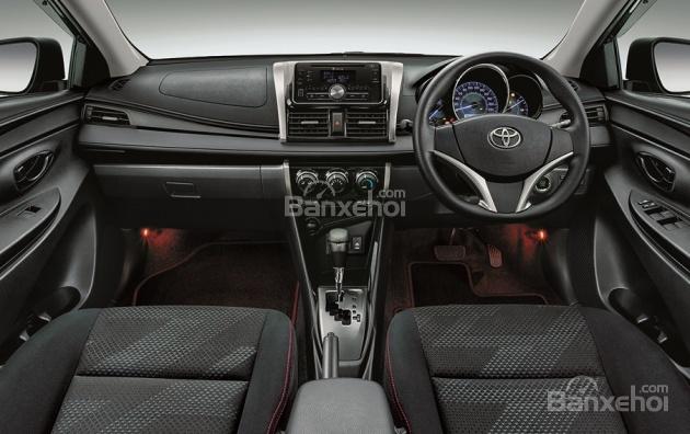 Thiết kế khoang nội thất Toyota Vios Sports Edition.