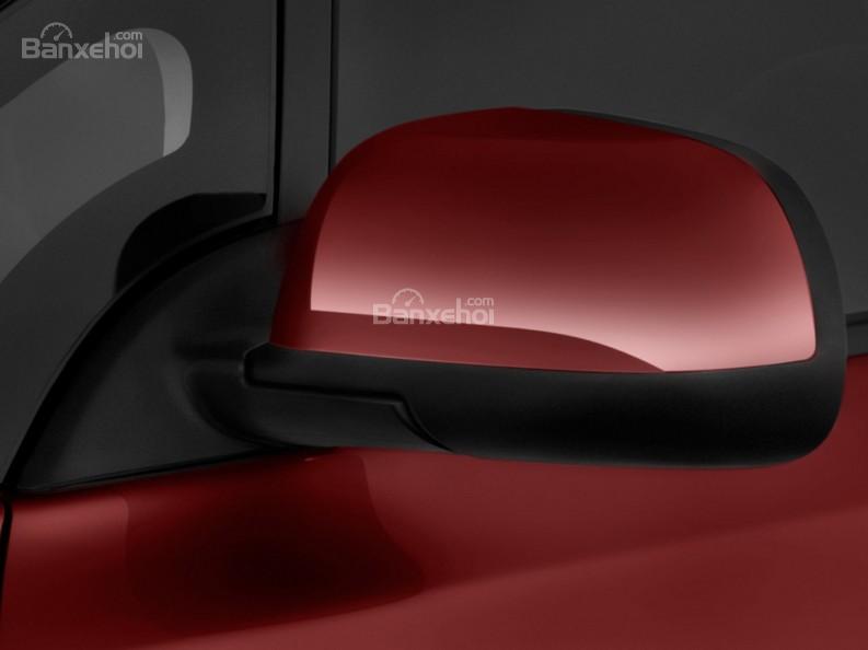 Đánh giá xe Nissan Leaf 2017: Gương chiếu hậu.