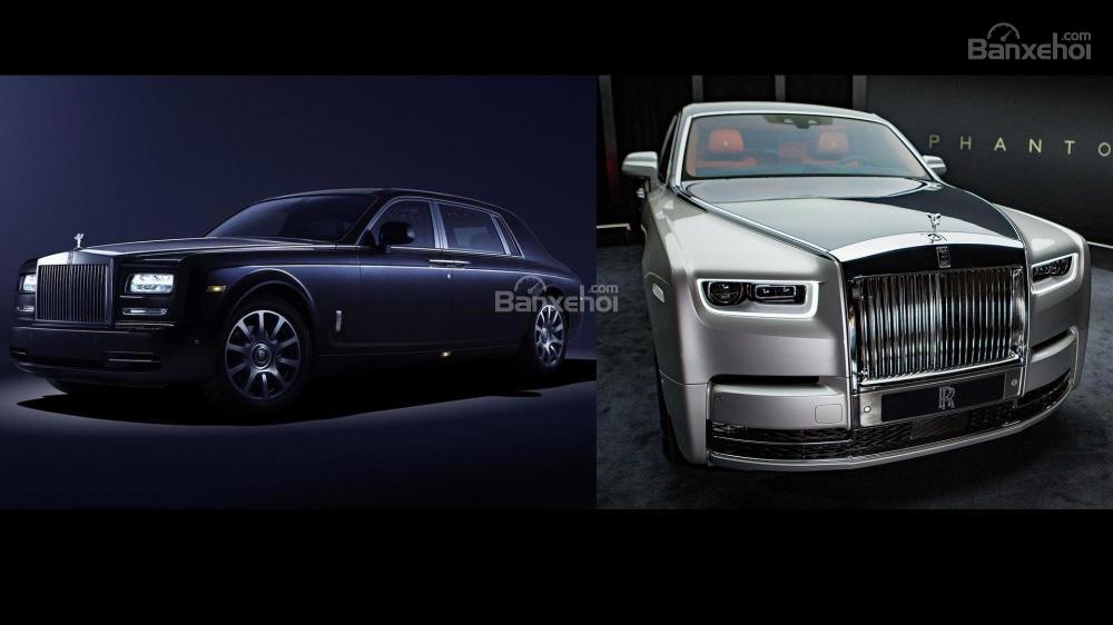 So sánh Rolls-Royce Phantom 2018 thế hệ mới và cũ qua ảnh.