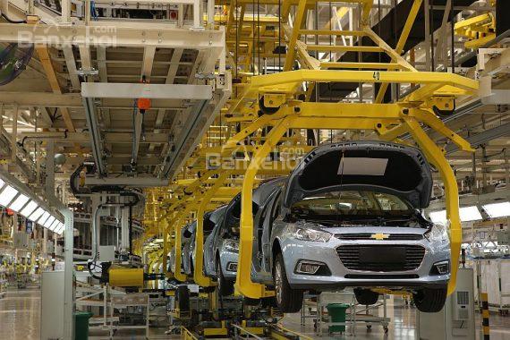 dây chuyền sản xuất ô tô của General Motors