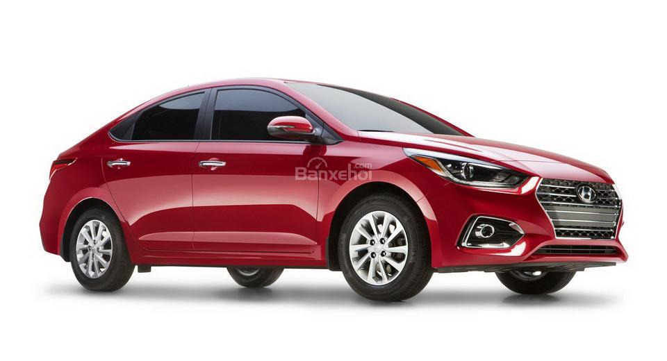 ô tô Hyundai Accent 2018 màu đỏ