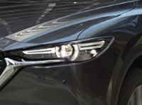 Đánh giá xe Mazda CX-8 2018 về thiết kế đầu xe: Đèn pha LED