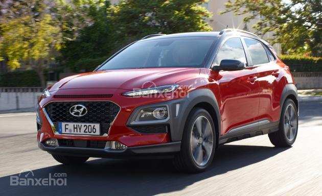 ô tô Hyundai Kona màu đỏ