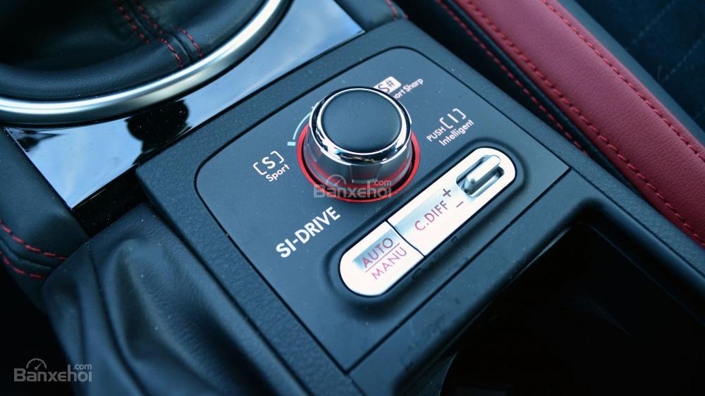 Đánh giá xe Subaru WRX STI 2018: Bảng chọn chế độ lái..