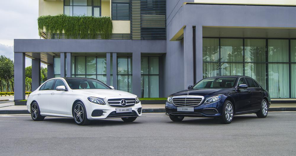 Ảnh chụp phía trước Mercedes-Benz E 200 