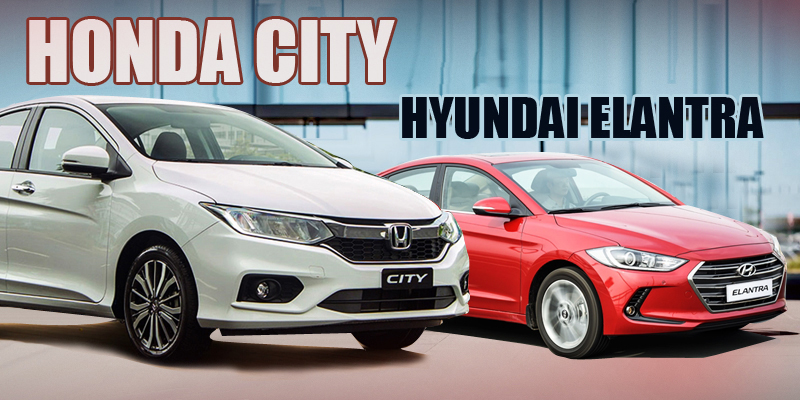 So sánh xe Hyundai Elantra 2016 và Honda City 2017: Đại chiến xe hạng C và xe hạng B.