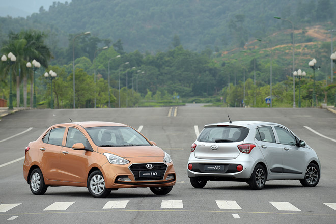 Hyundai Thành Công giảm giá xe Hyundai Grand i10 đến 40 triệu đồng.