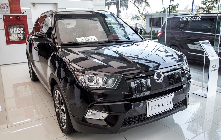 Ảnh chụp phía trước xe SsangYong Tivoli 2018