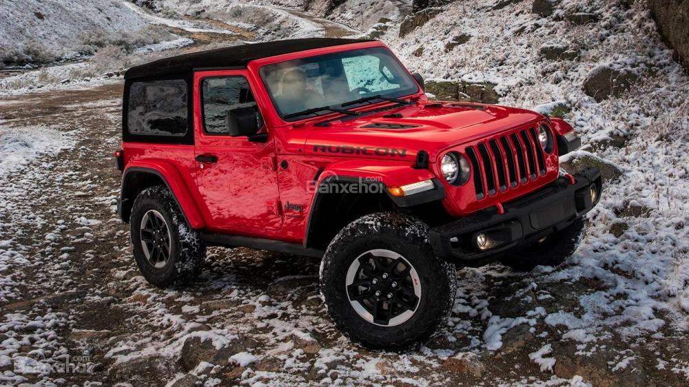 Đánh giá xe Jeep Wrangler 2018 về thiết kế thân xe.