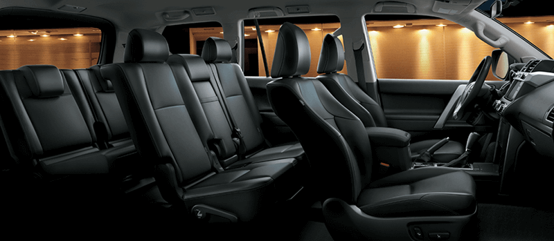 Đánh giá xe Toyota Land Cruiser Prado 2018 về hệ thống ghế ngồi.