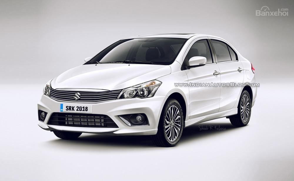 Ảnh phác họa Suzuki Ciaz 2018 bản nâng cấp mới.