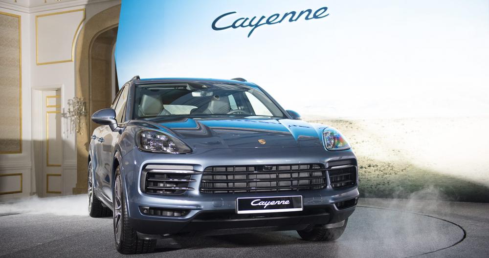 Ảnh chụp trước xe Porsche Cayenne S 2018