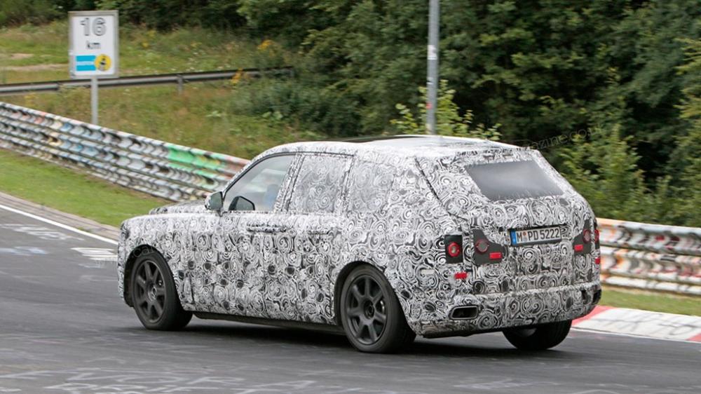 Bắt gặp siêu SUV Rolls-Royce Cullinan thử nghiệm trên đường đua Nurburgring a8