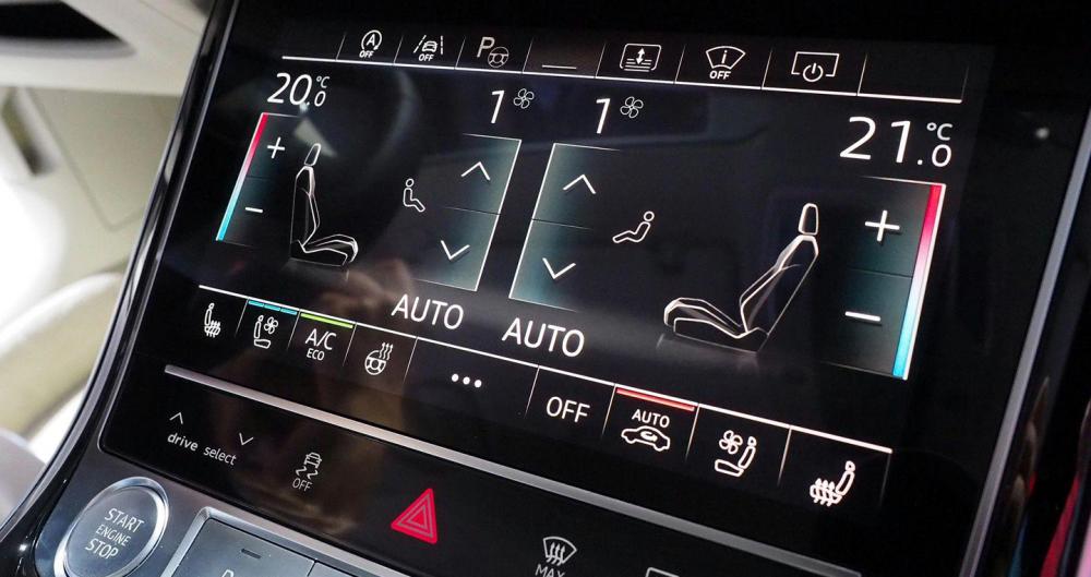 Ảnh chụp màn hình xe Audi A8 2018
