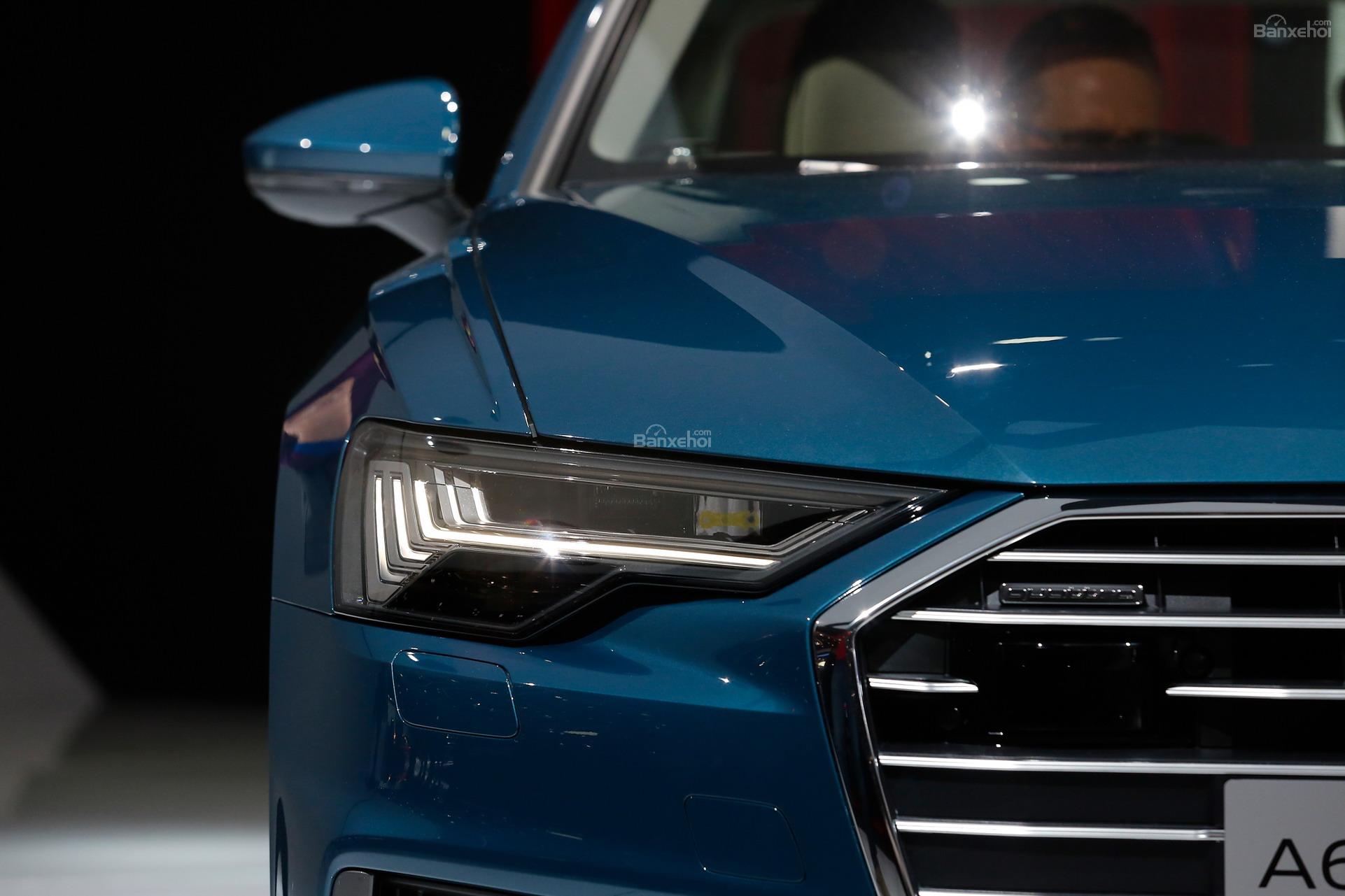 Đánh giá xe Audi A6 2019 về thiết kế đầu xe 2a