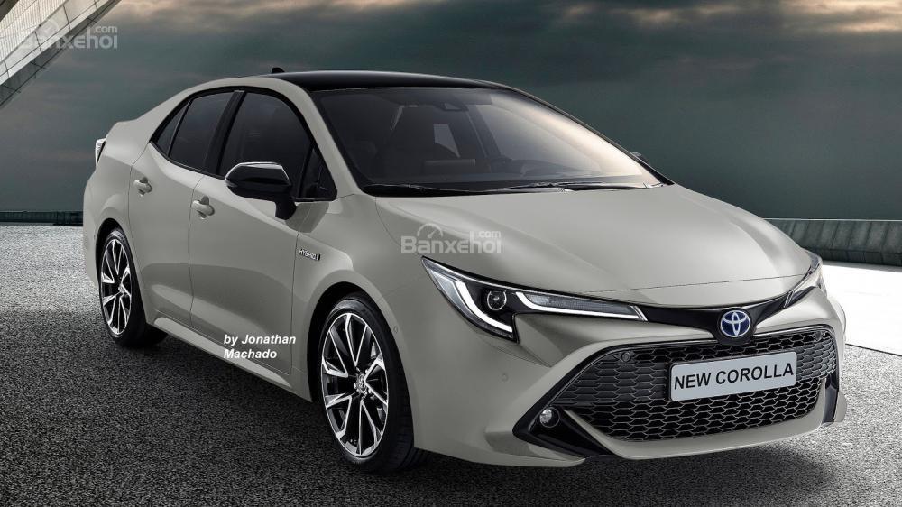 Phác họa Toyota Corolla Altis 2019 thế hệ mới qua bản hatchback vừa ra mắt a1