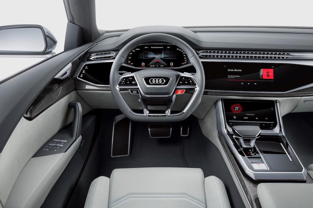 Audi Q8 lộ hình ảnh trong một buổi trưng bày riêng gần đây a9