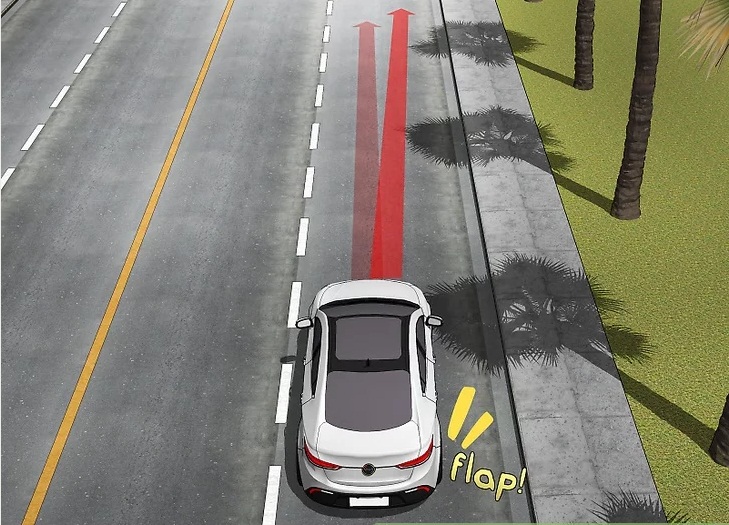 Làm gì khi ô tô nổ lốp giữa đường 3 Làm gì khi ô tô nổ lốp giữa đường 3.