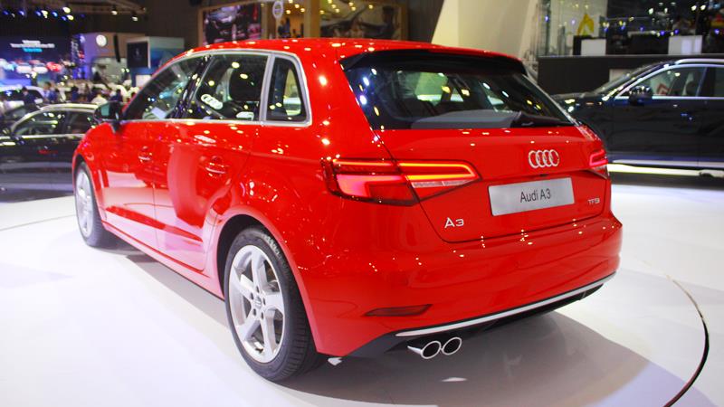 Ảnh chụp đuôi xe Audi A3 2018