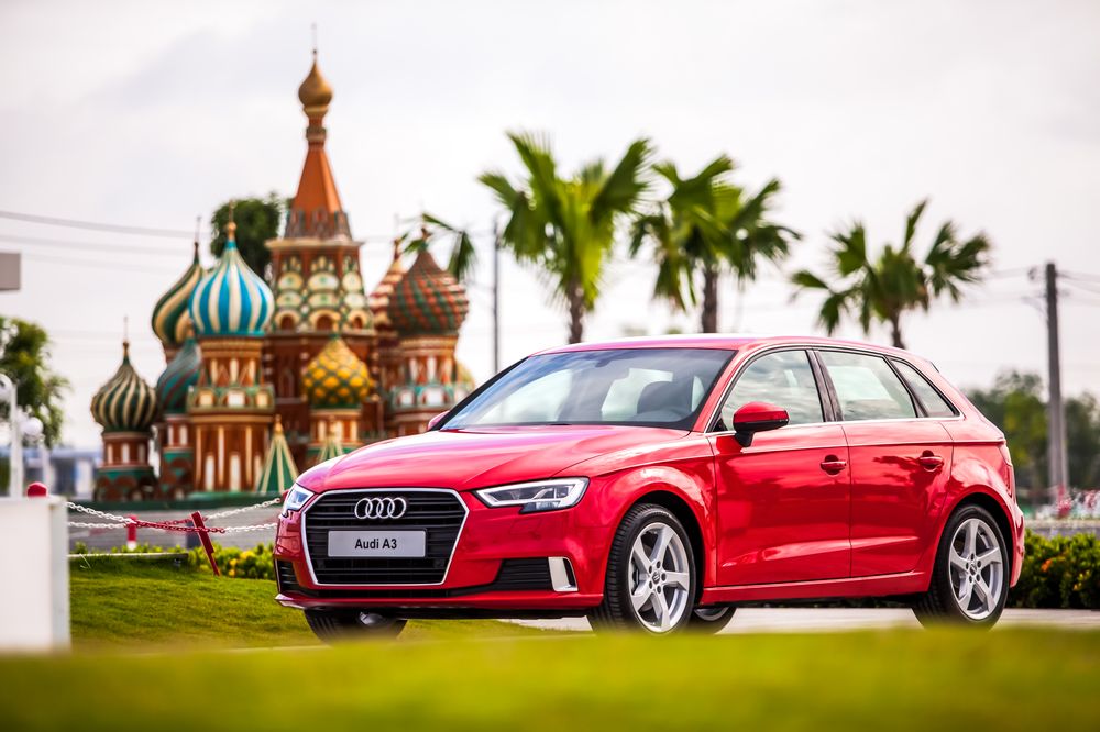 Ảnh chụp đầu xe Audi A3 2018