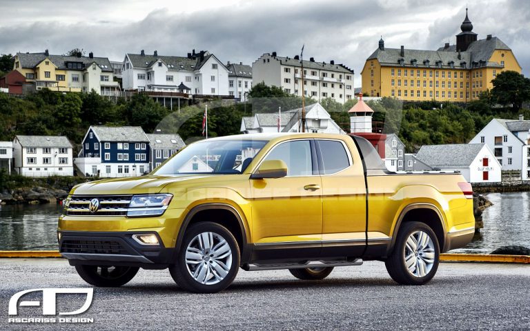 Ảnh dựng của chiếc Volkswagen Atlas pickup 2